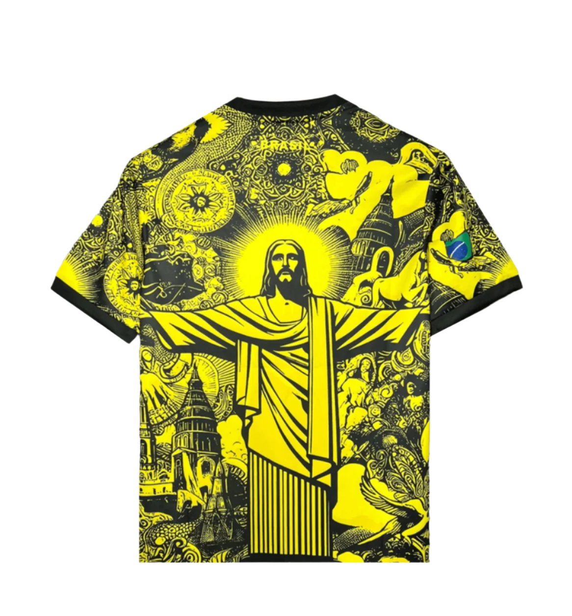 Brasilien Jesus x Corteiz Sonderausgabe Gelbes Kit