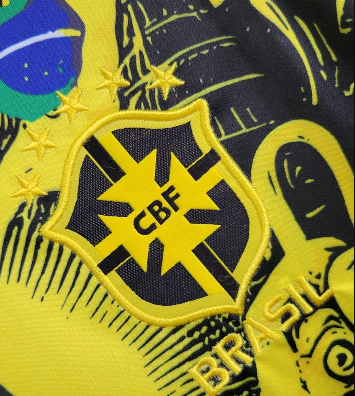 Brasilien Jesus x Corteiz Sonderausgabe Gelbes Kit