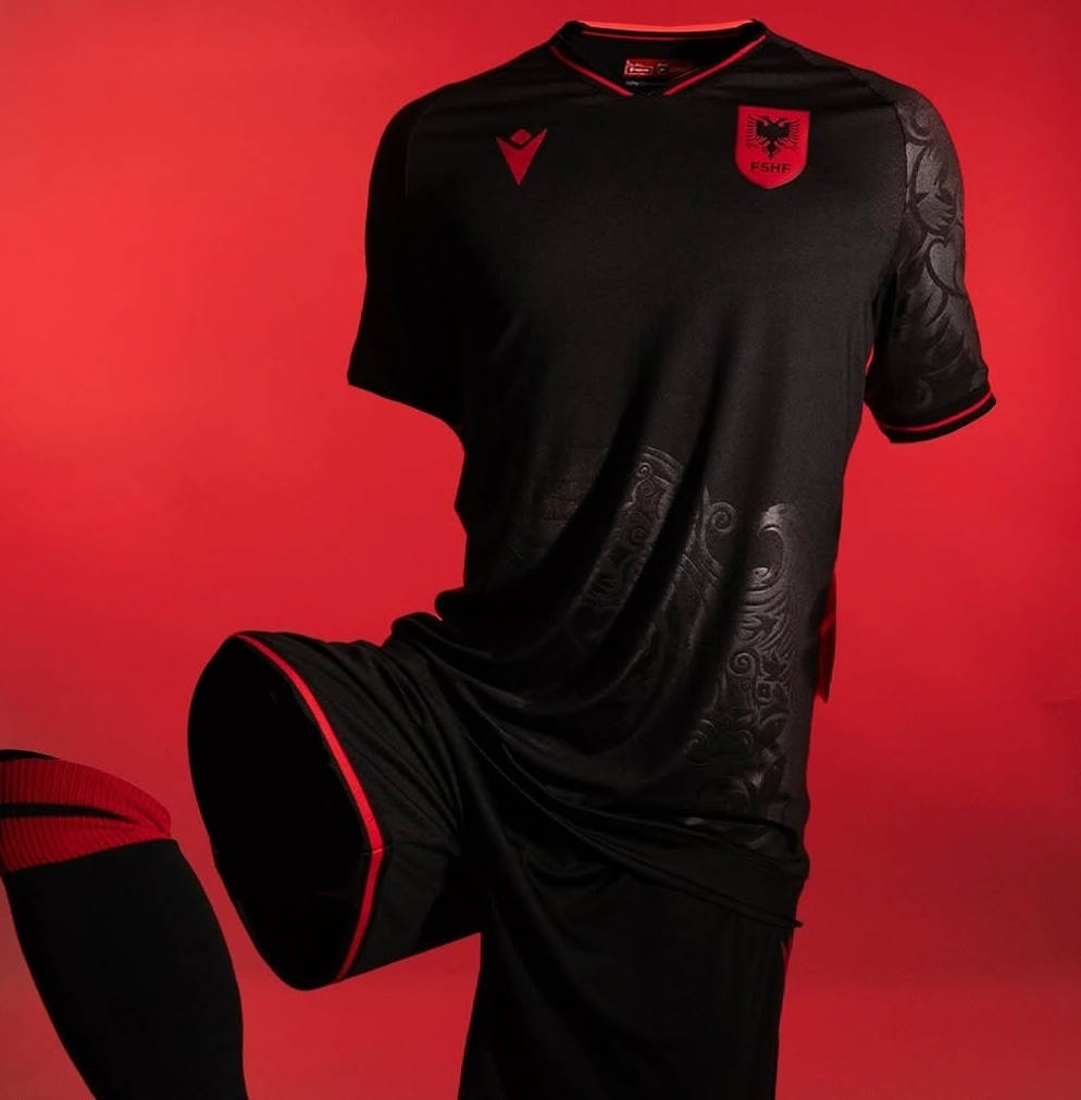 Camiseta visitante Albania 2025/2026 (Negra)