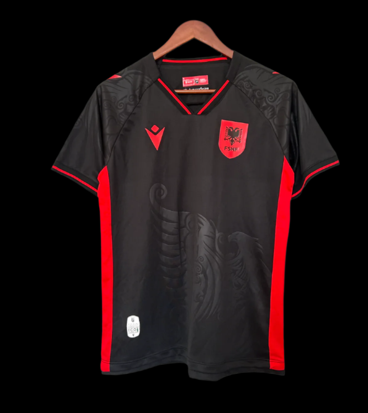 Camisola fora da Albânia 2025/2026 (Preta)