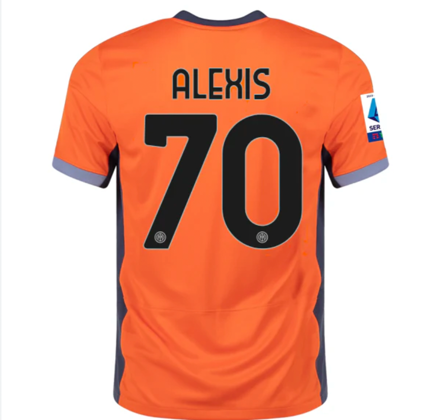 Troisième maillot orange Inter Milan