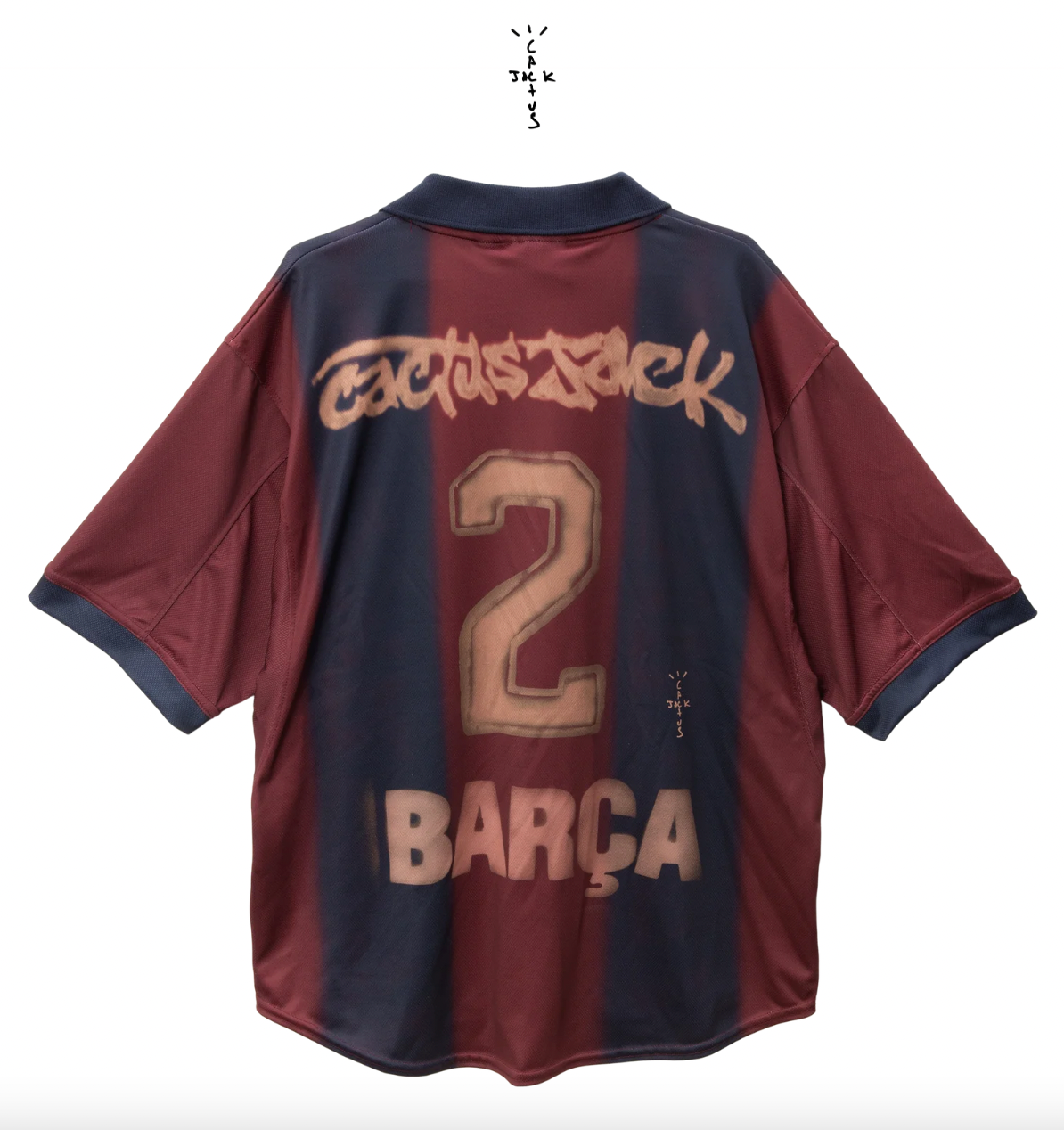 Maglia scheletro Barcelona x Travis Scott