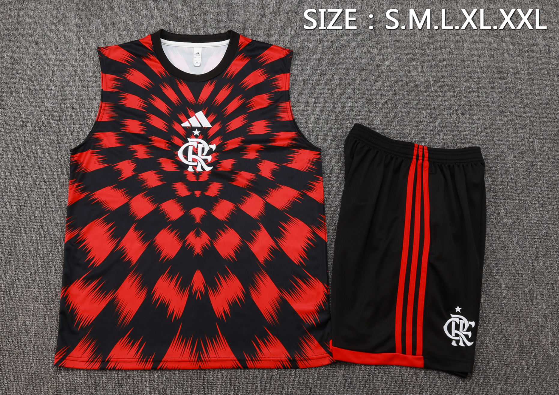 Ensemble d'entraînement sans manches Flamengo