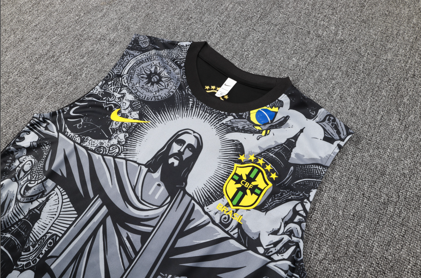 Conjunto de verano sin mangas Brasil Cristo Redentor