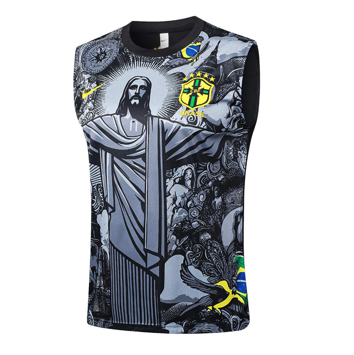 Conjunto de verano sin mangas Brasil Cristo Redentor