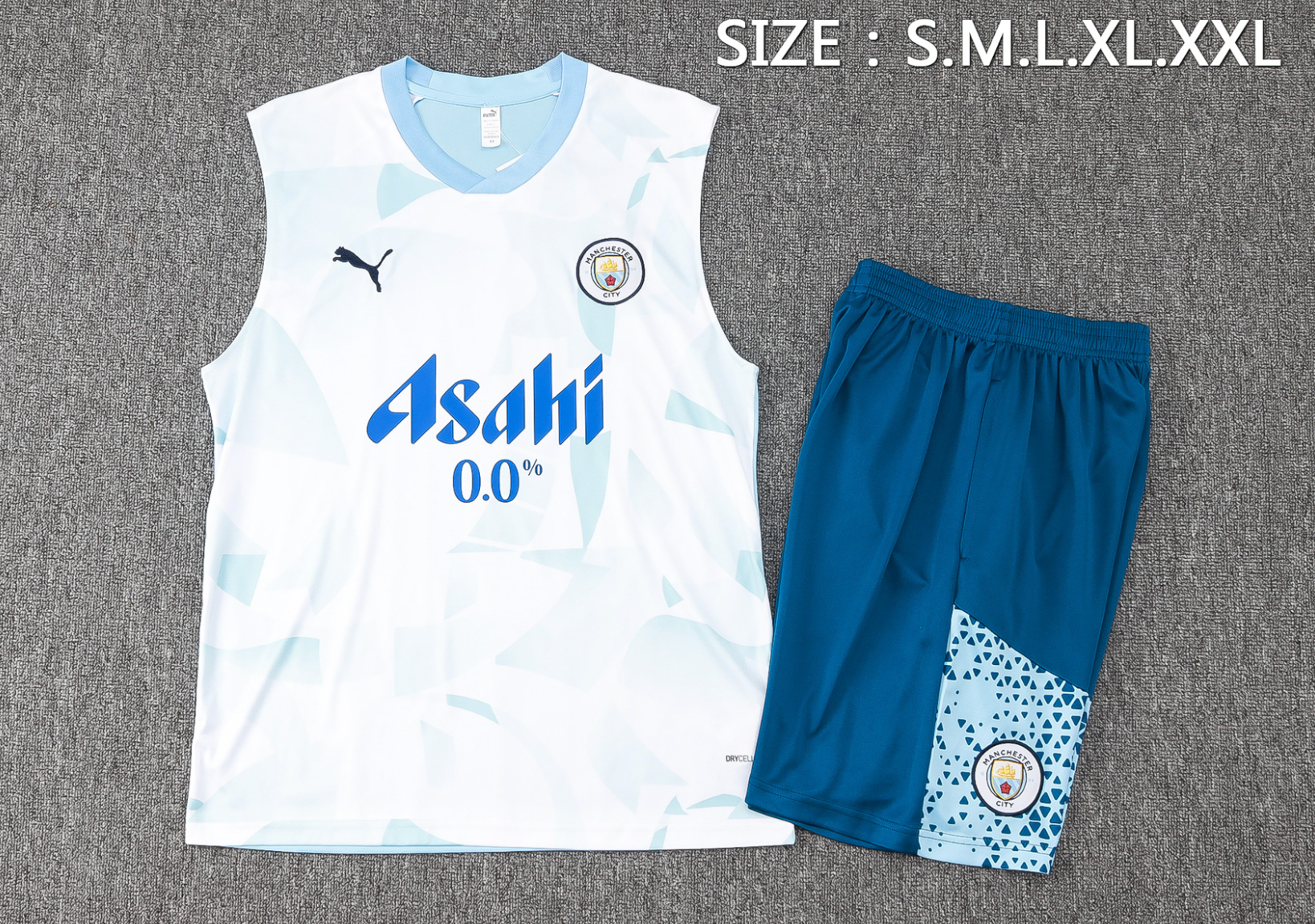 Conjunto de Treino sem Mangas Manchester City