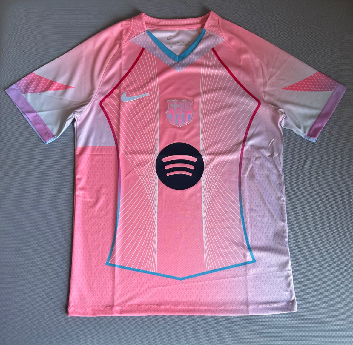 Camisola Infantil Rosa FC Barcelona 2025–26