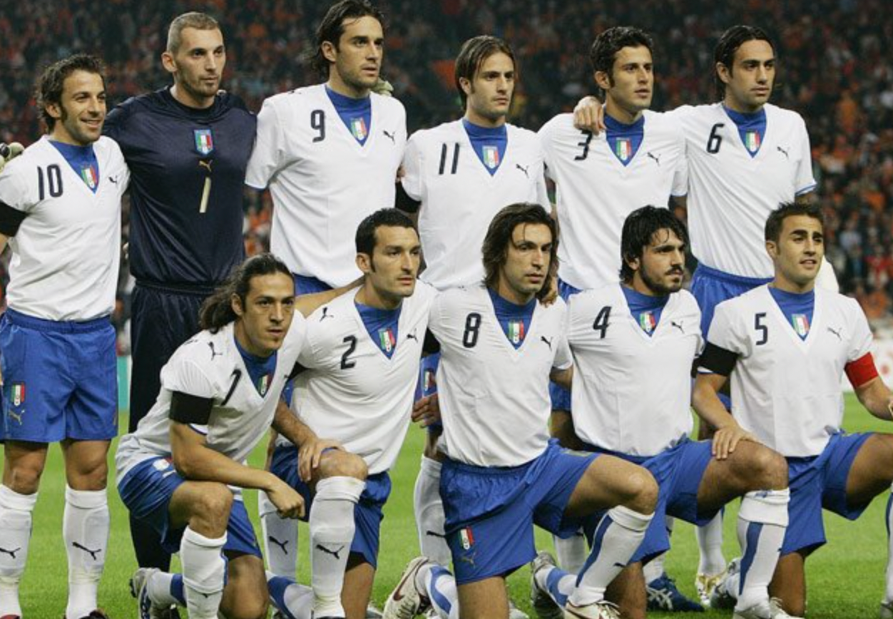 Maglia Retro Italia 2006 | Kit Vintage Campioni del Mondo