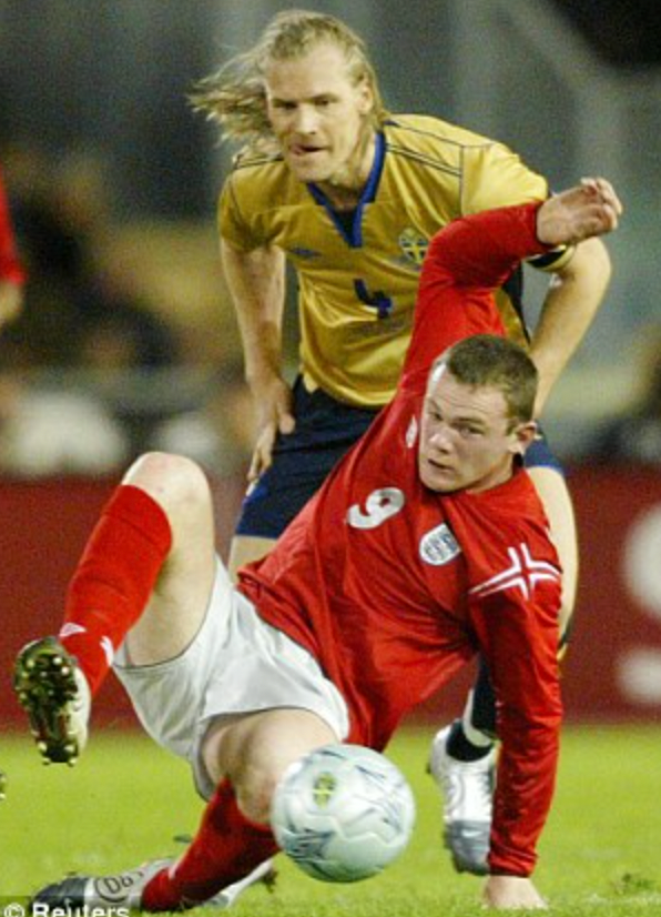 Schweden 2004 Retro-Trikot Auswärts