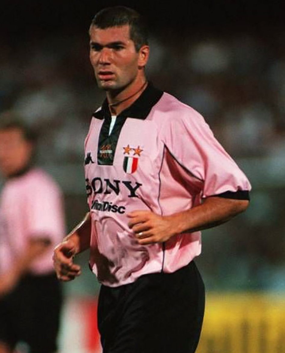 Camisola Retro Fora Juventus Rosa 1997-1998