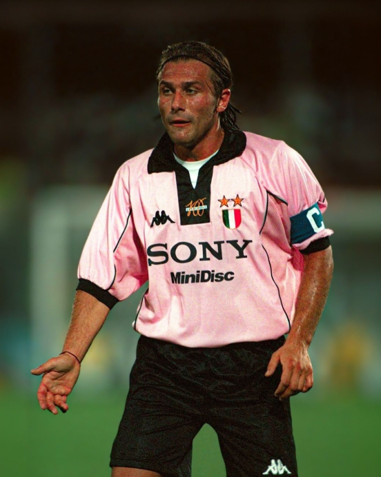 Camisola Retro Fora Juventus Rosa 1997-1998