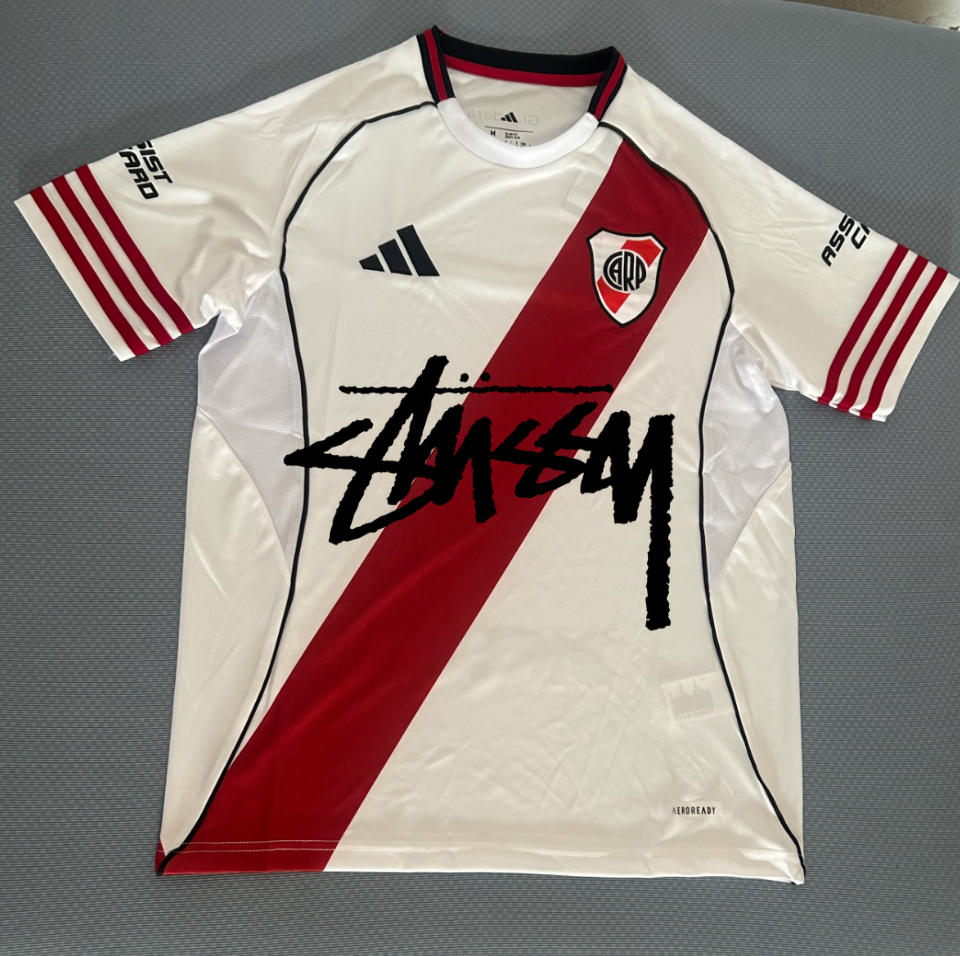River Plate X Stussy Special Edition shirt