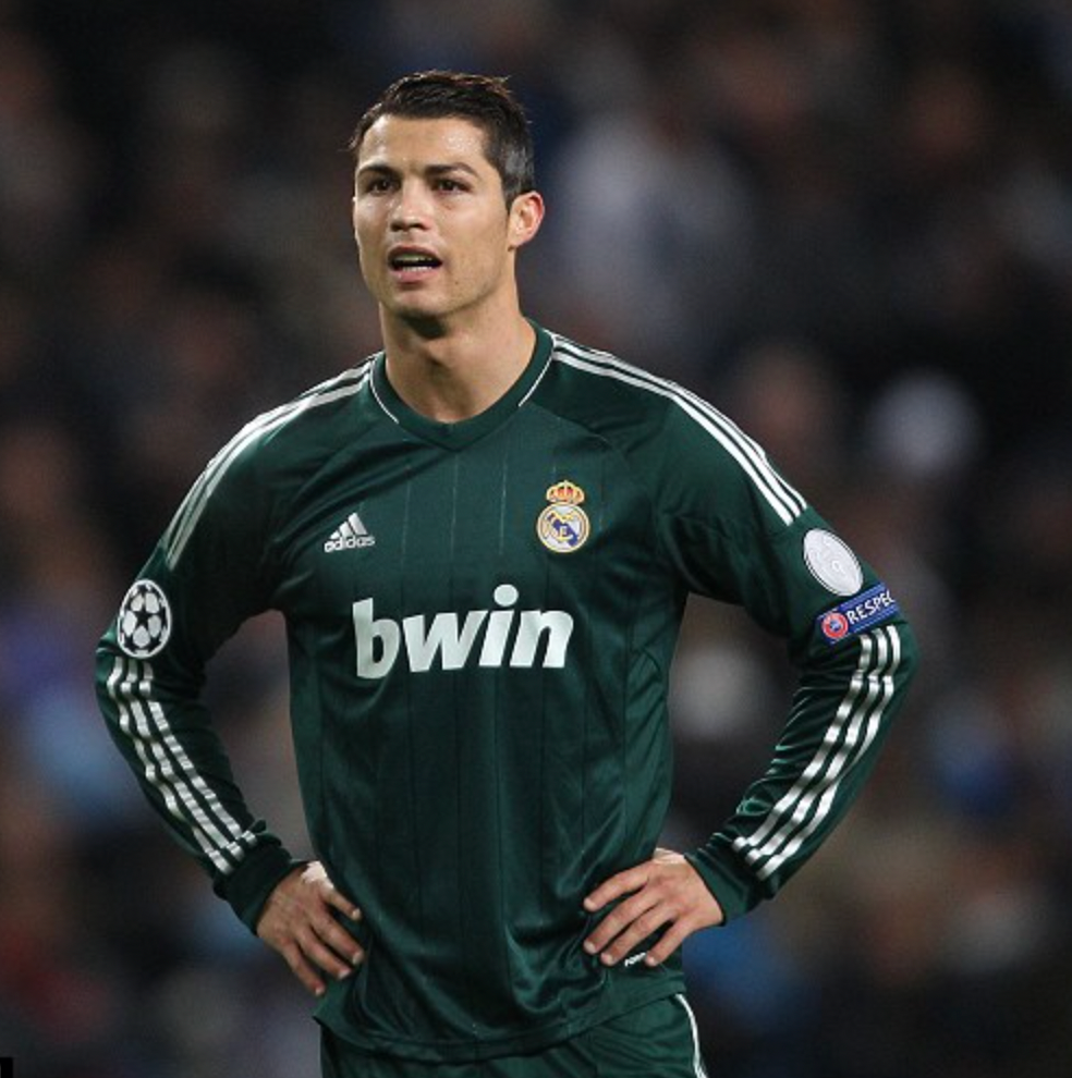 Camiseta retro verde de manga larga Real Madrid 2012/2013