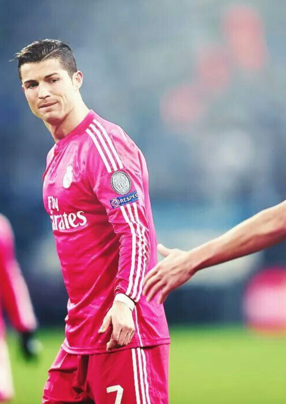 Maillot rétro manches longues rose Real Madrid 2014/2015