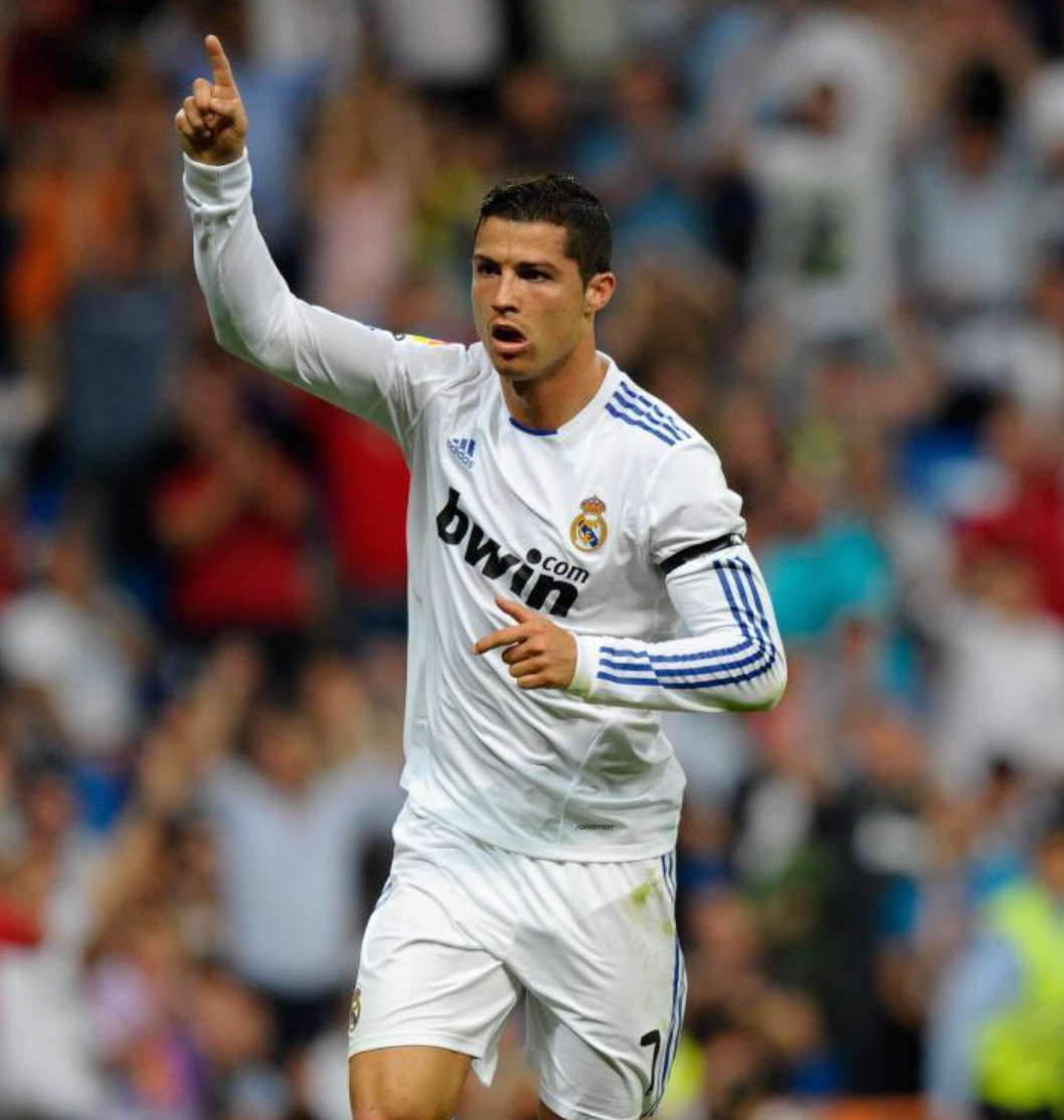 2010/2011 Real Madrid Heim Retro Langarm Trikot