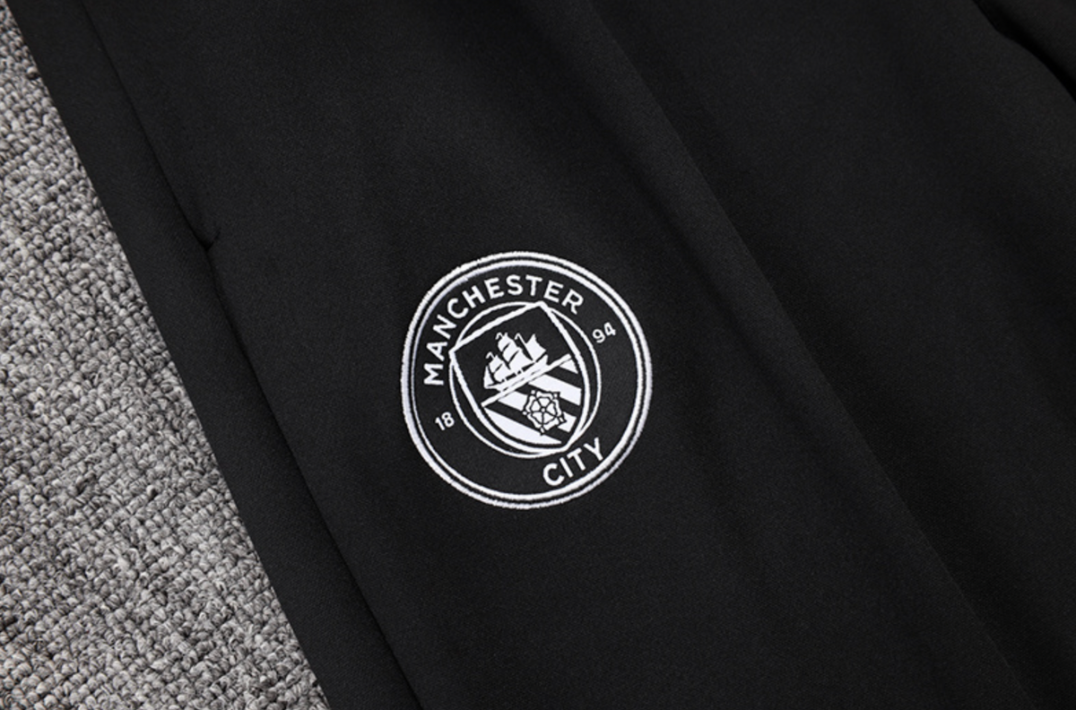 Manchester City 2025/2026 All Black Tracksuit