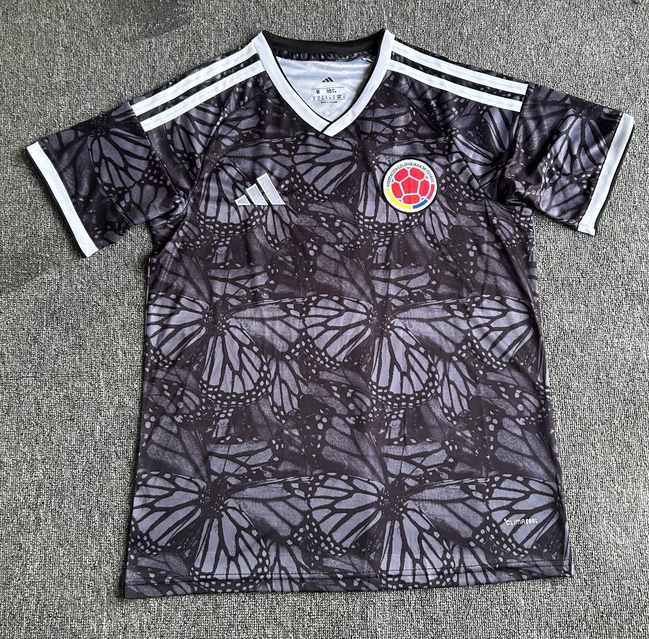 Colombia 2026 Zwart Vlinder Shirt