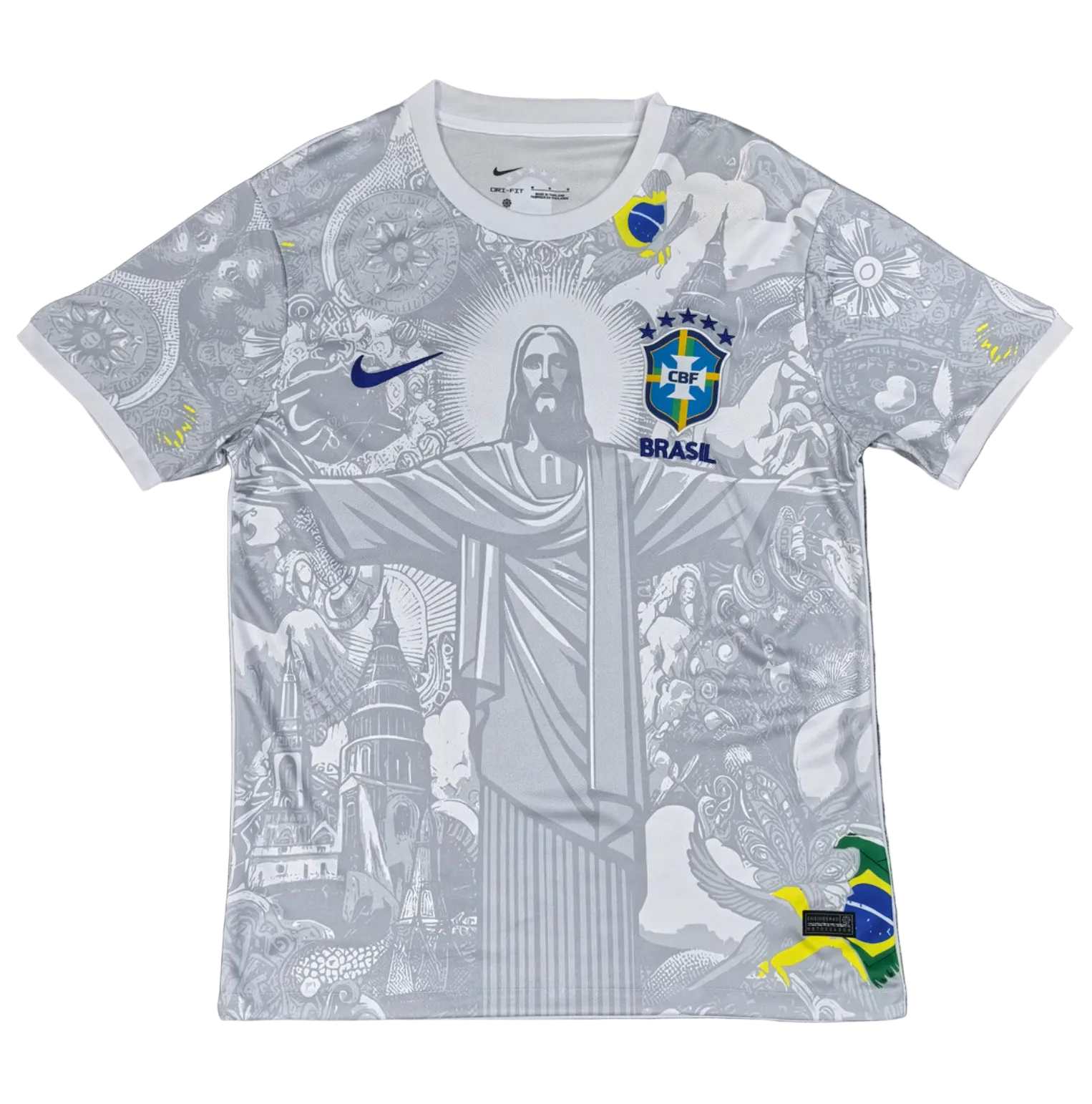 Camiseta Jesús Brasil 2026, camiseta especial blanca Brasil