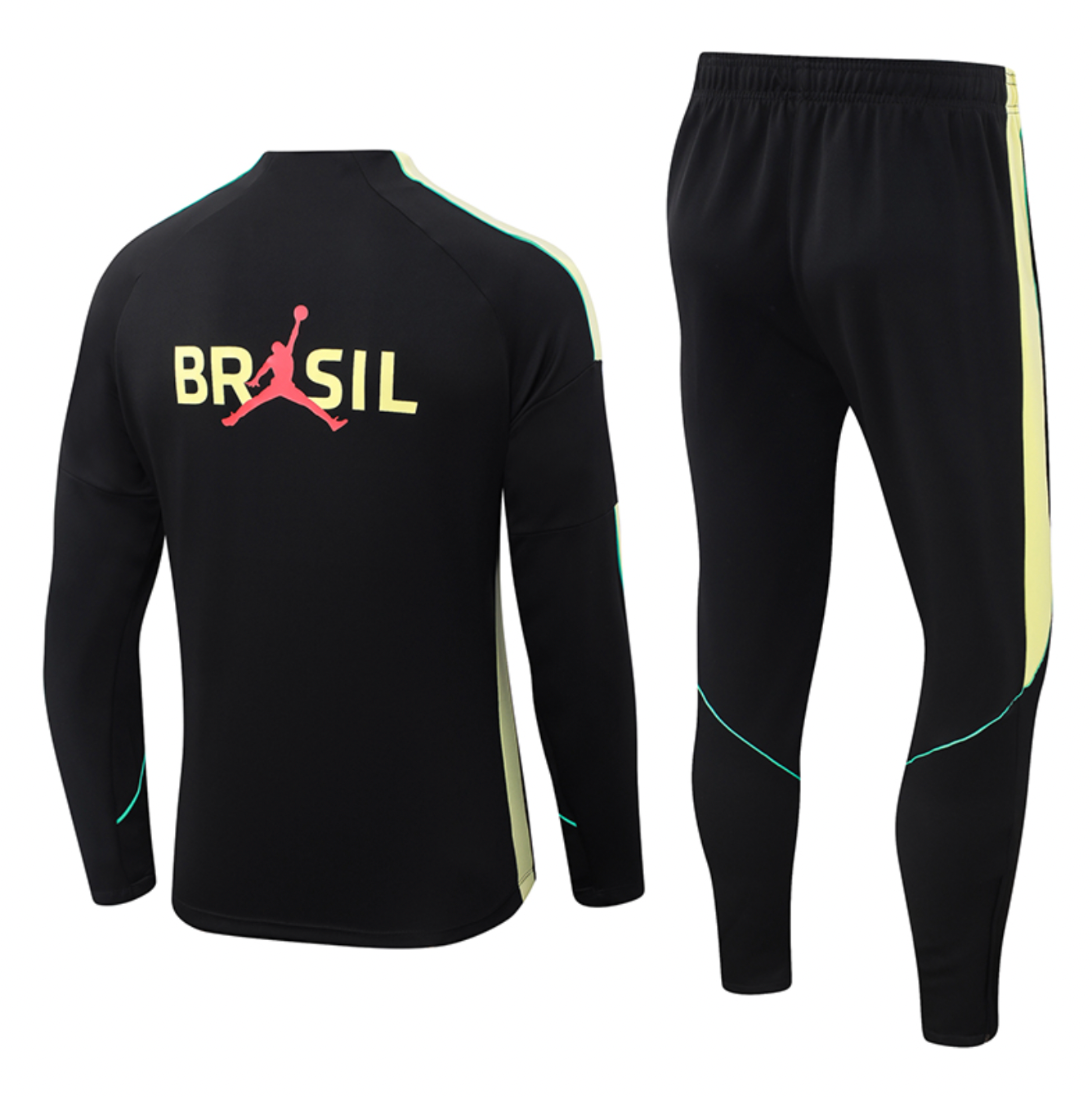 Brazil Jordan Black Tracksuit 2026