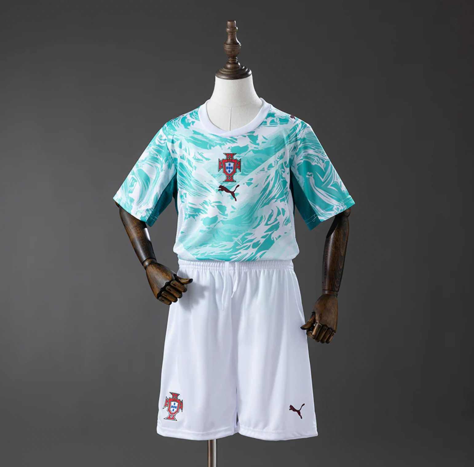 Camiseta infantil de visitante Portugal 2026