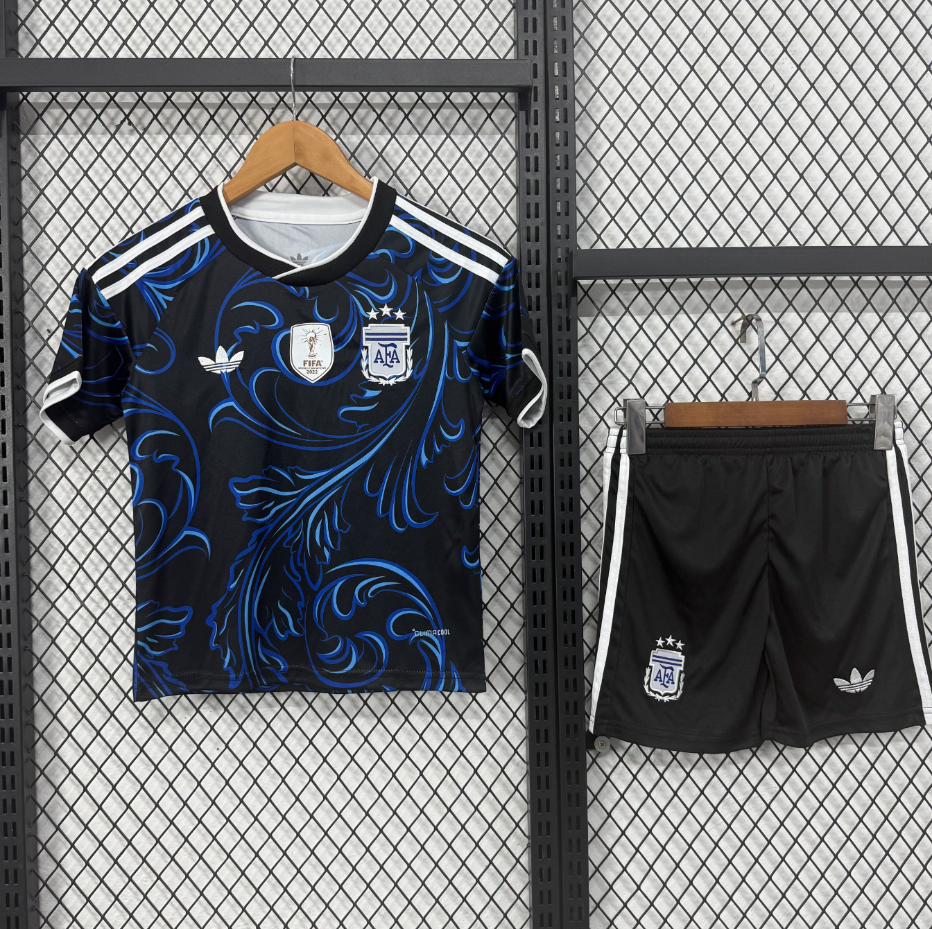 Camisola infantil Argentina fora Copa do Mundo 2026