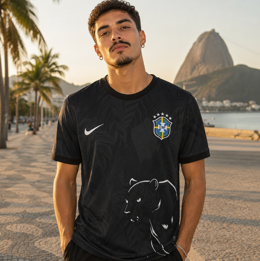 Brazil Black Jaguar jersey