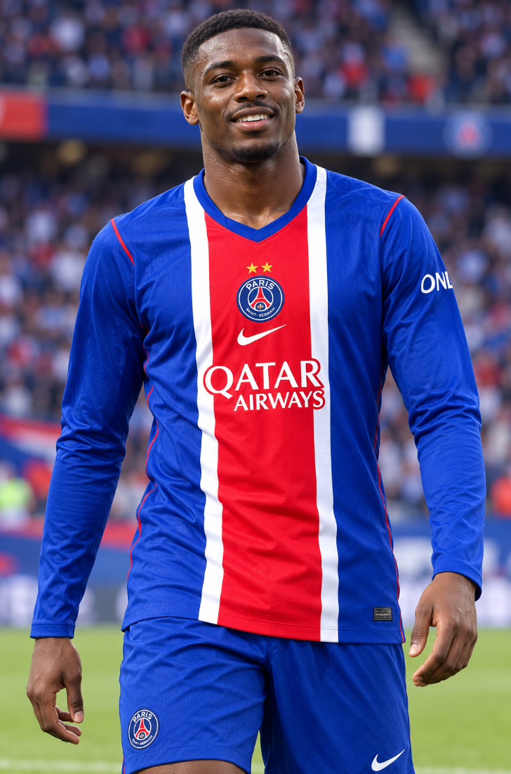 PSG 2026/2027 home long sleeve jersey