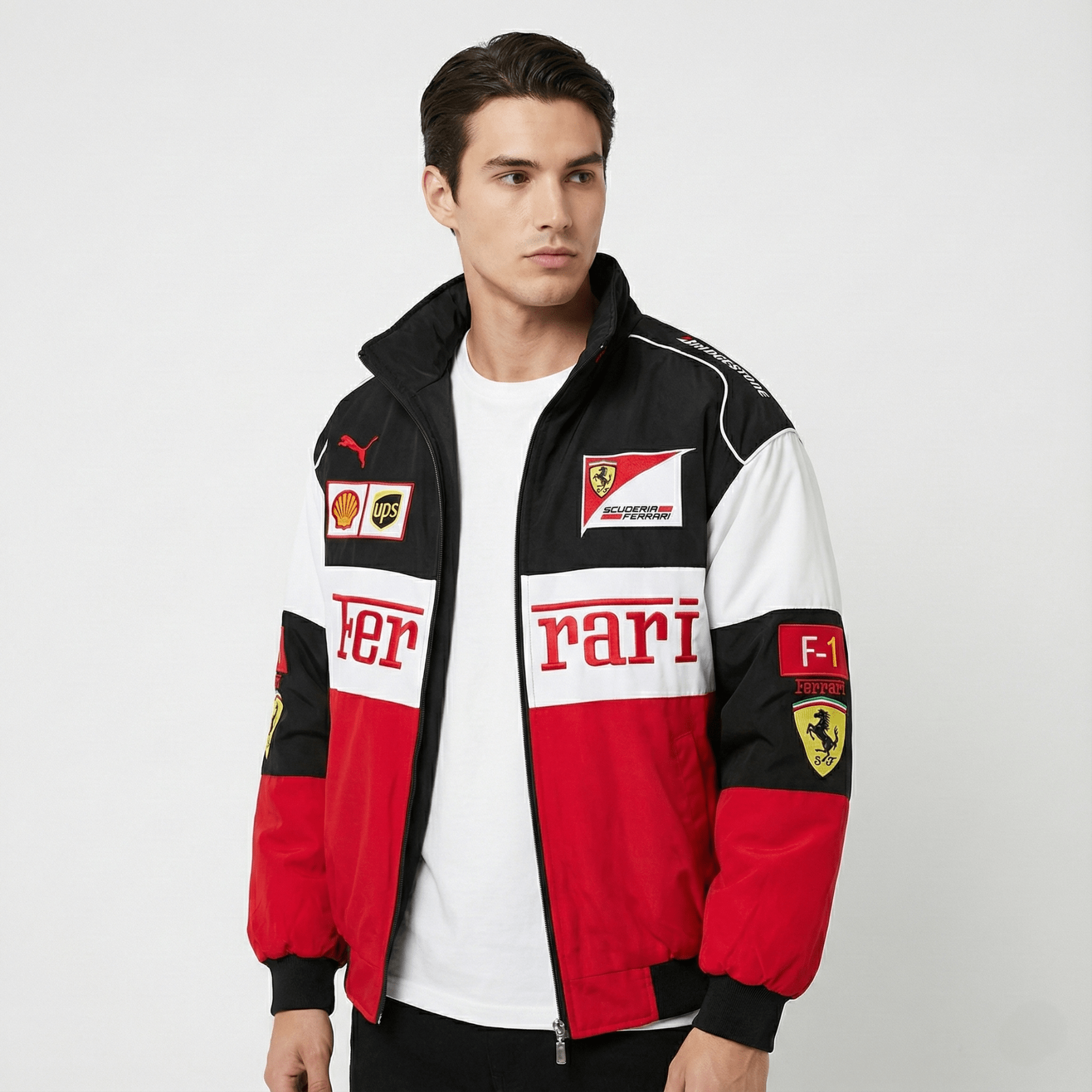 Giacca Team Corse Rari F1 – Giacca Scuderia Motorsport con Zip