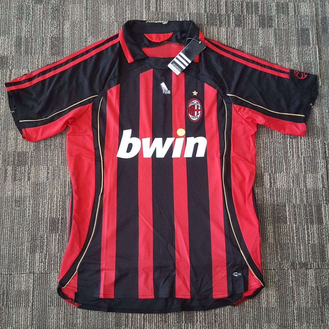 Equipación local retro AC Milan 2006-2007