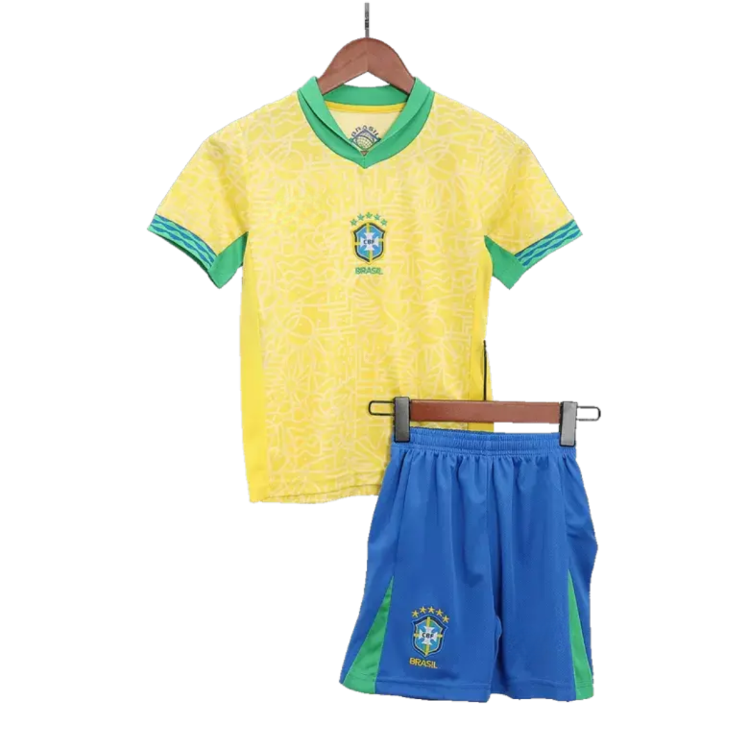 Brazil Home Jersey 24/25 – Kids