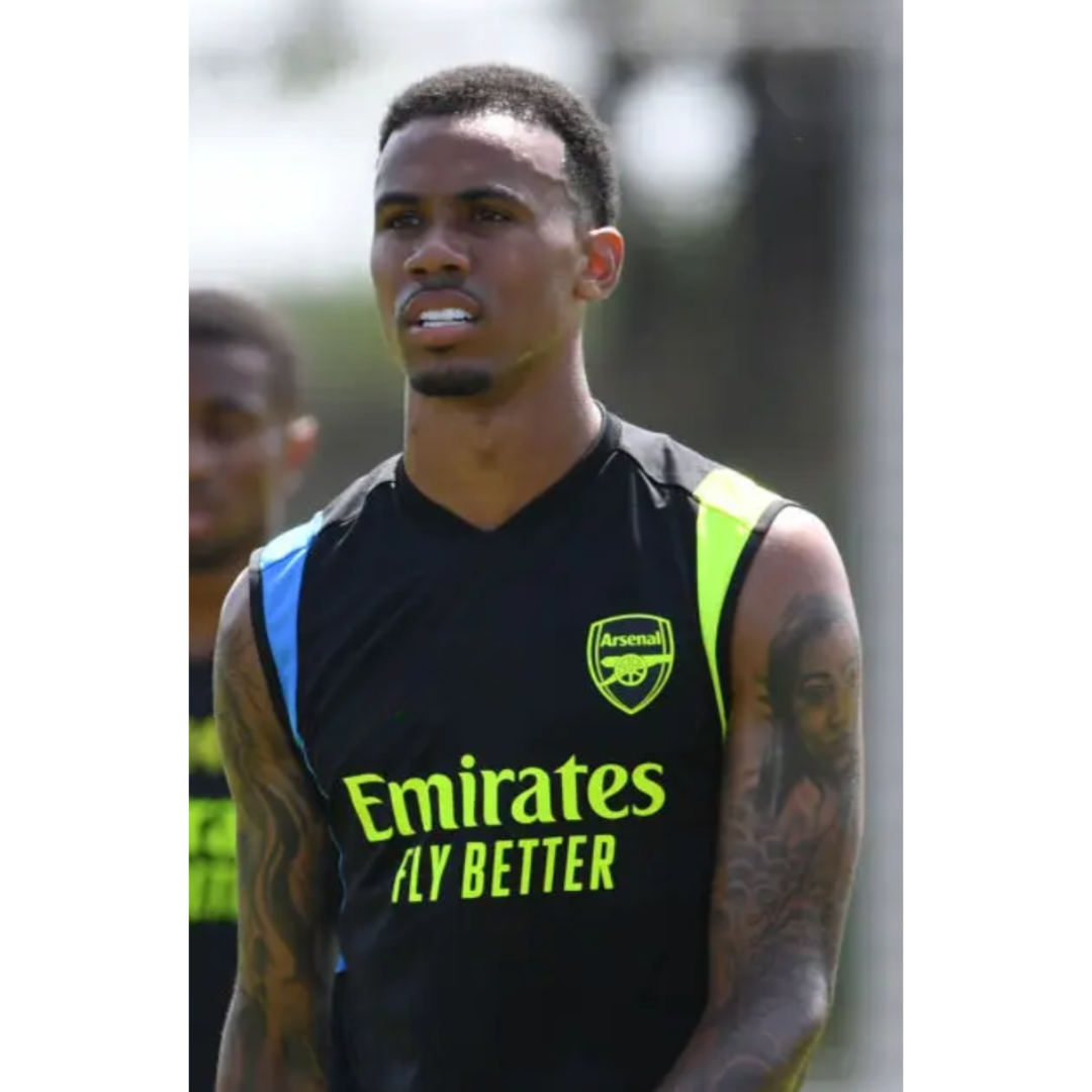 Allenamento pre-partita Arsenal Set estivo nero senza maniche 2023/2024