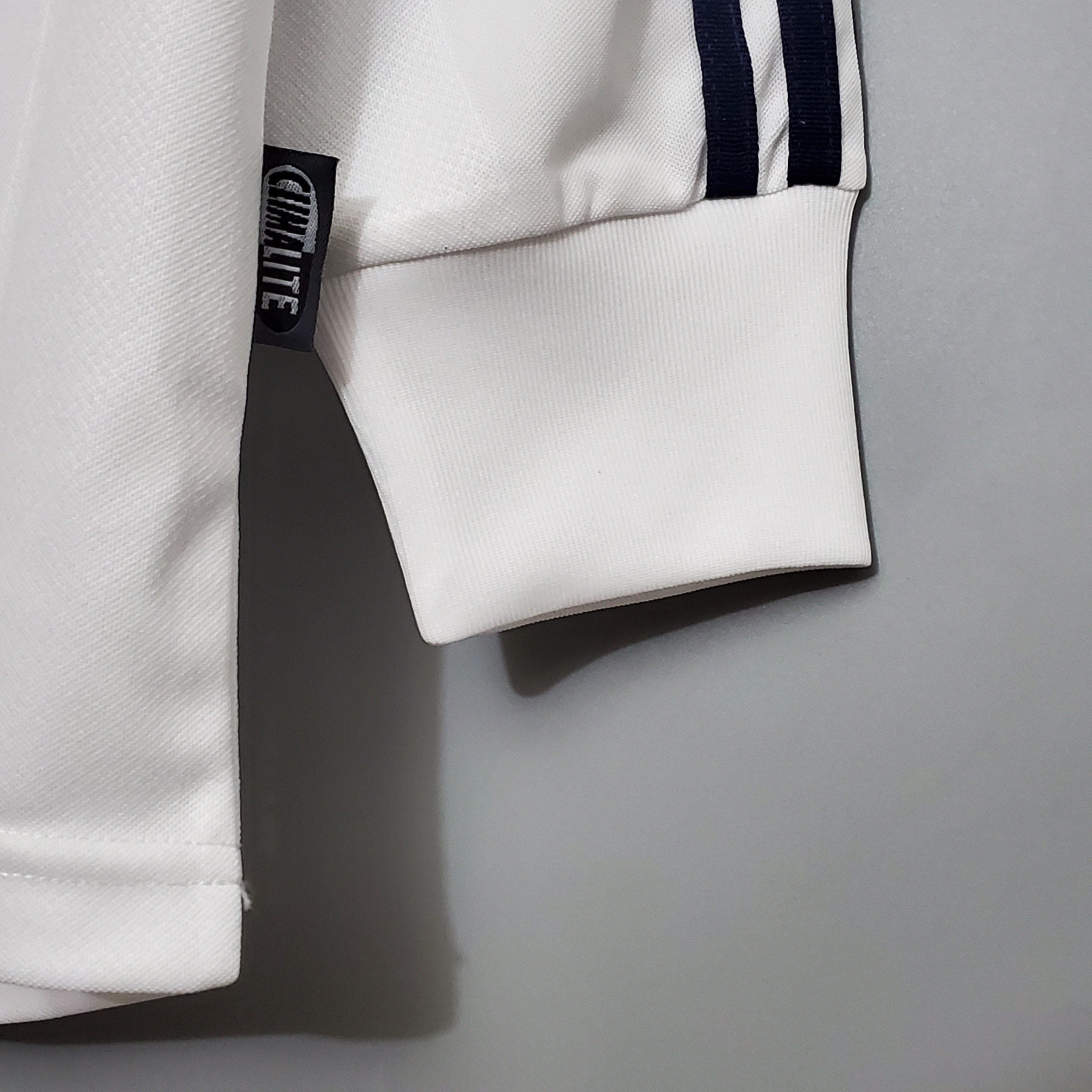 Camisola retro manga comprida casa Real Madrid 2001/2002
