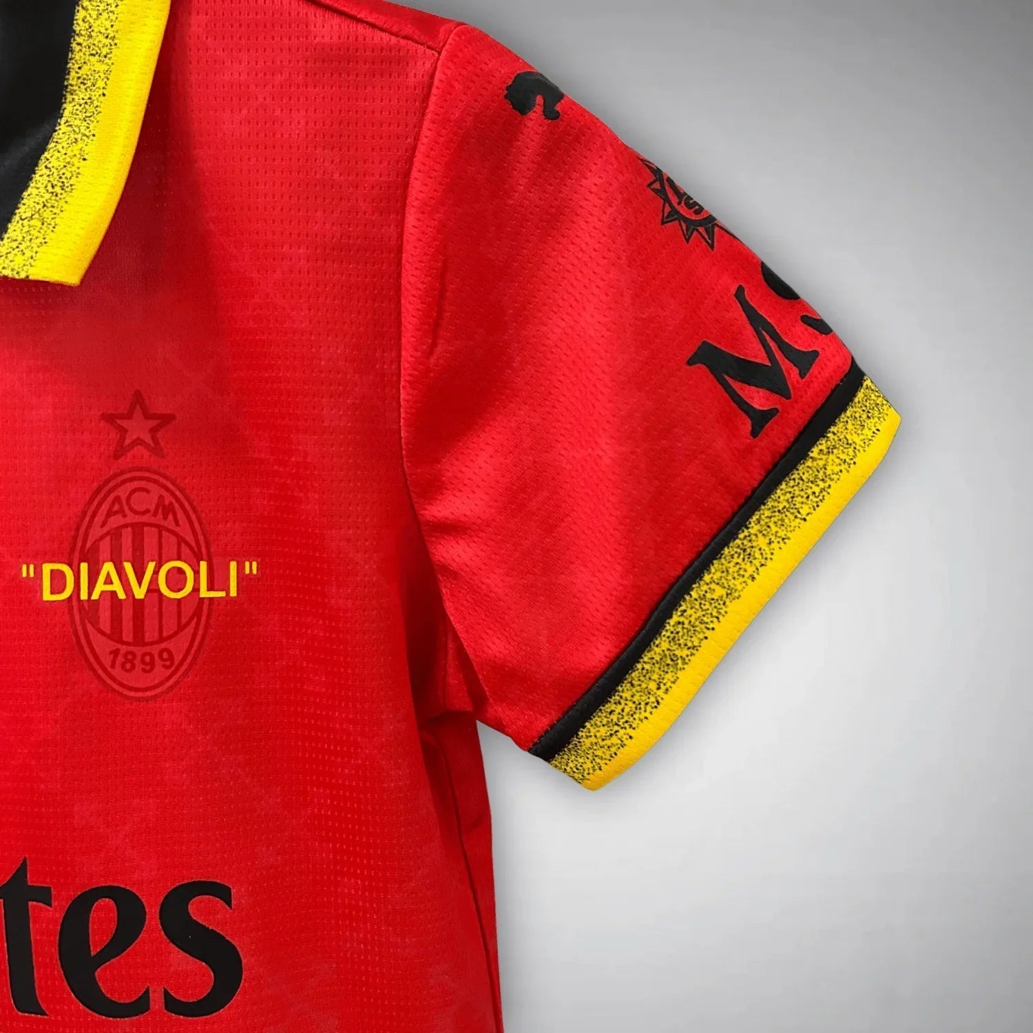 Maillot Enfant Off-White Rouge AC Milan 2025/2026