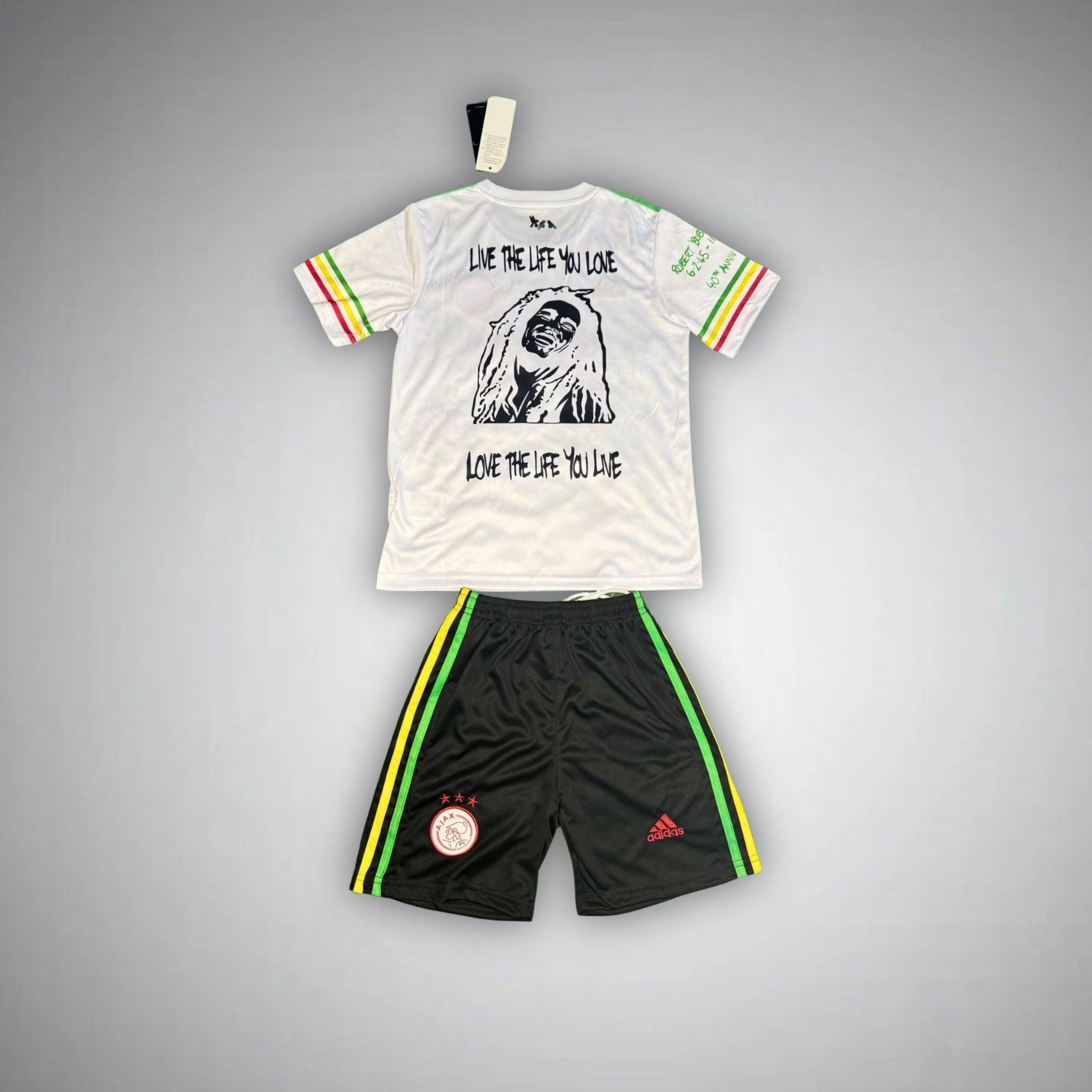 Camisola Infantil Ajax Bob Marley Branca