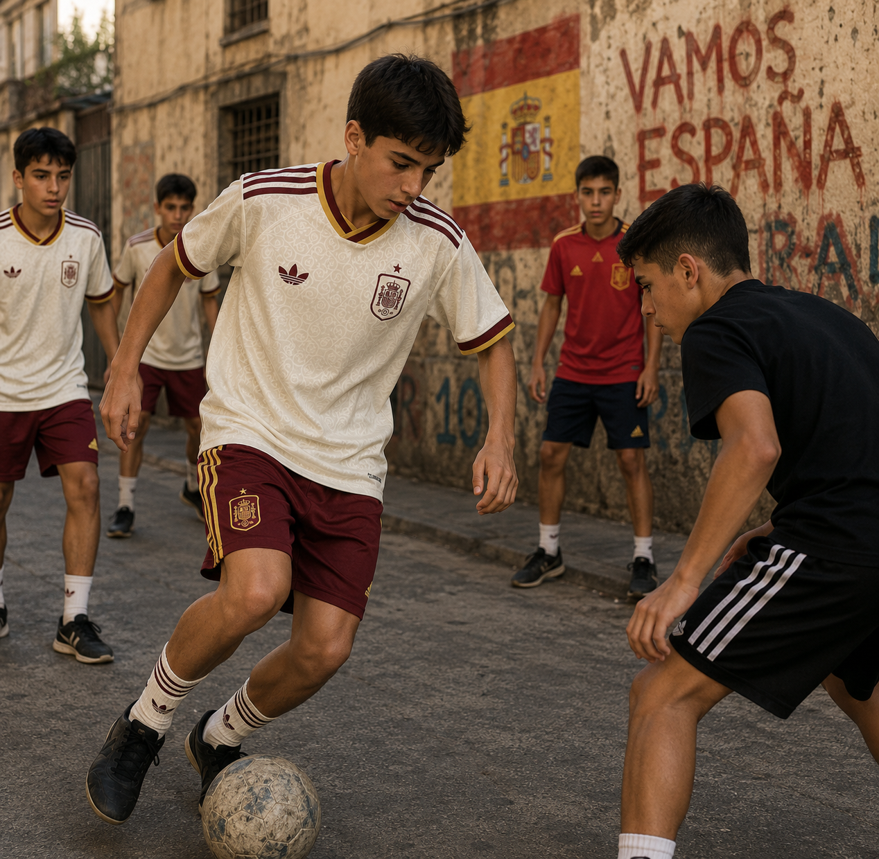 Maglia trasferta bambini Spagna edizione Coppa del Mondo 2026