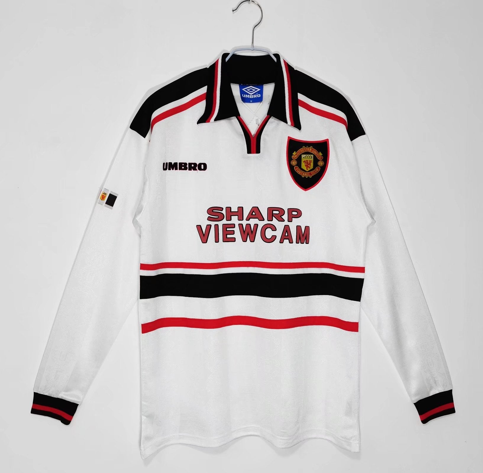Manchester United 1997–1998 Langarm Auswärtstrikot