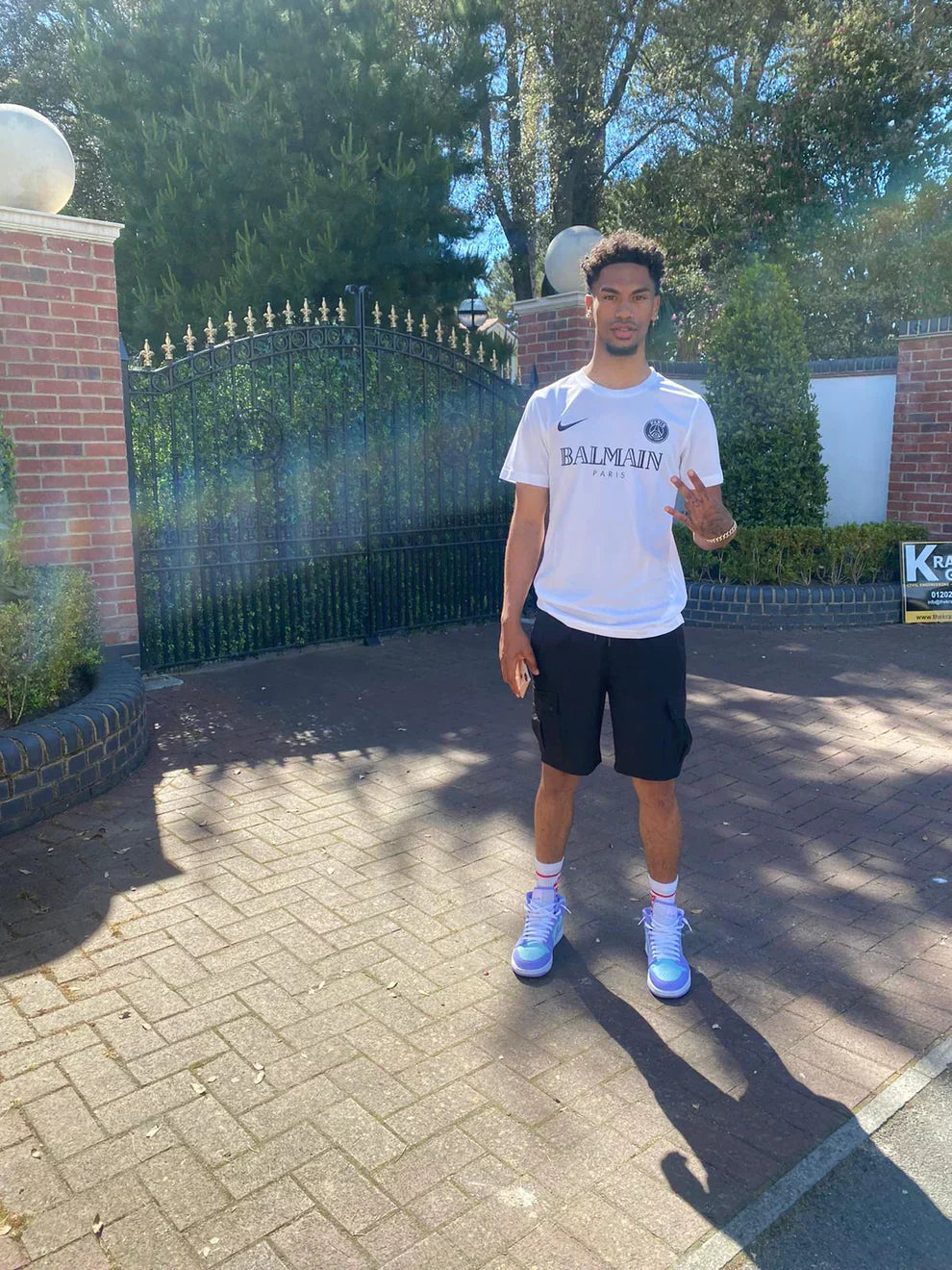 PSG X Balmain-white