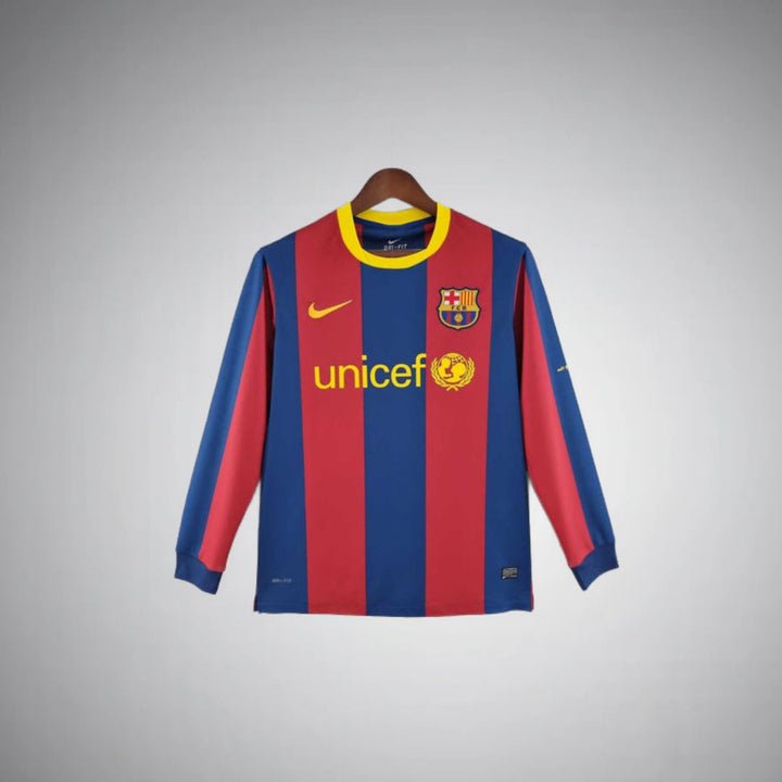 Kit Casa Manica Lunga FC Barcelona 2010-2011