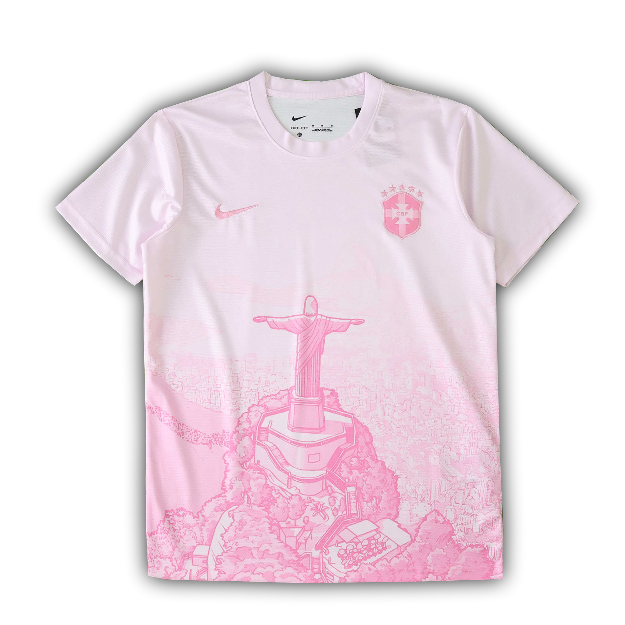 Maglia speciale Kids Brasile Gesù Cristo rosa 2026