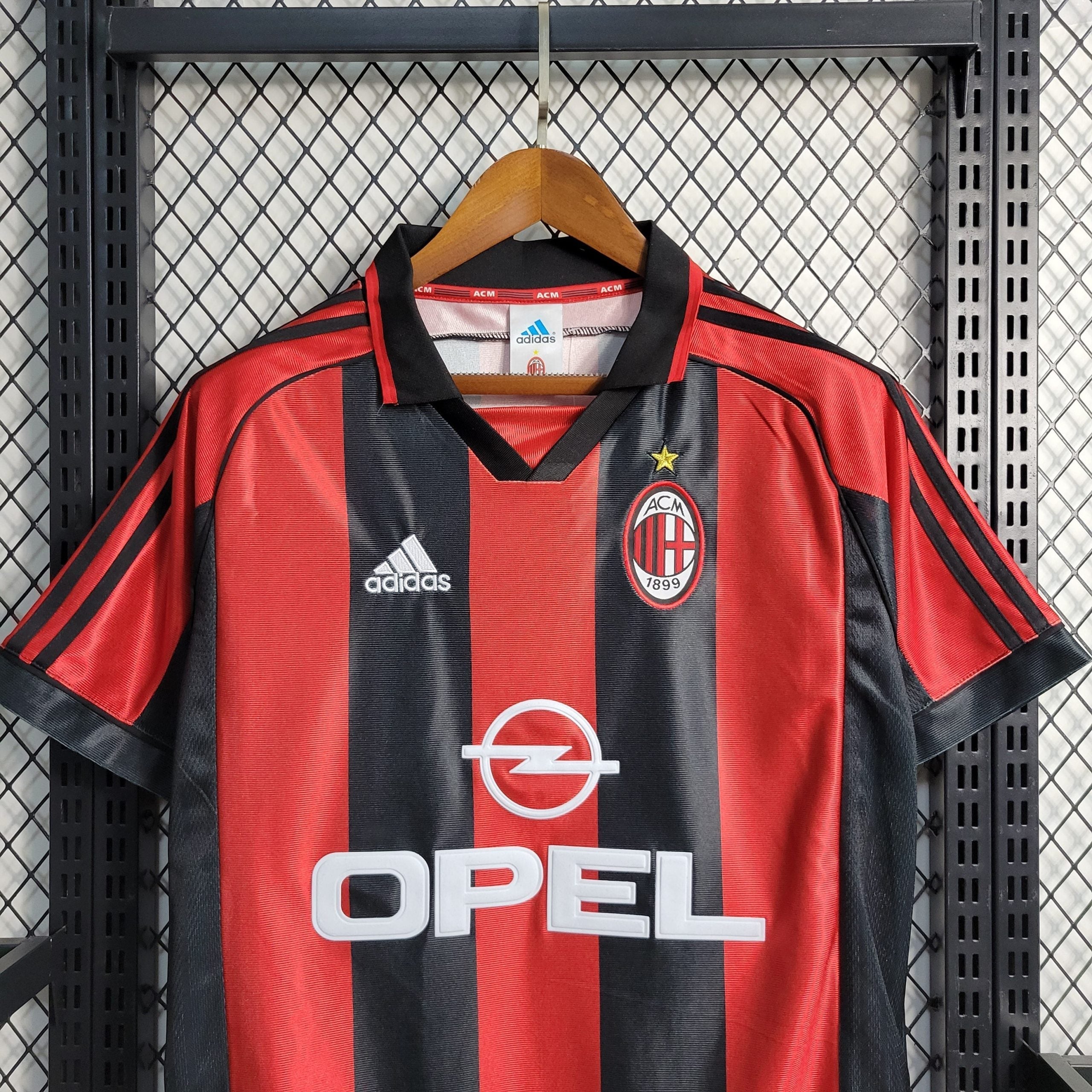 Camiseta retro de local AC Milan 1998-1999