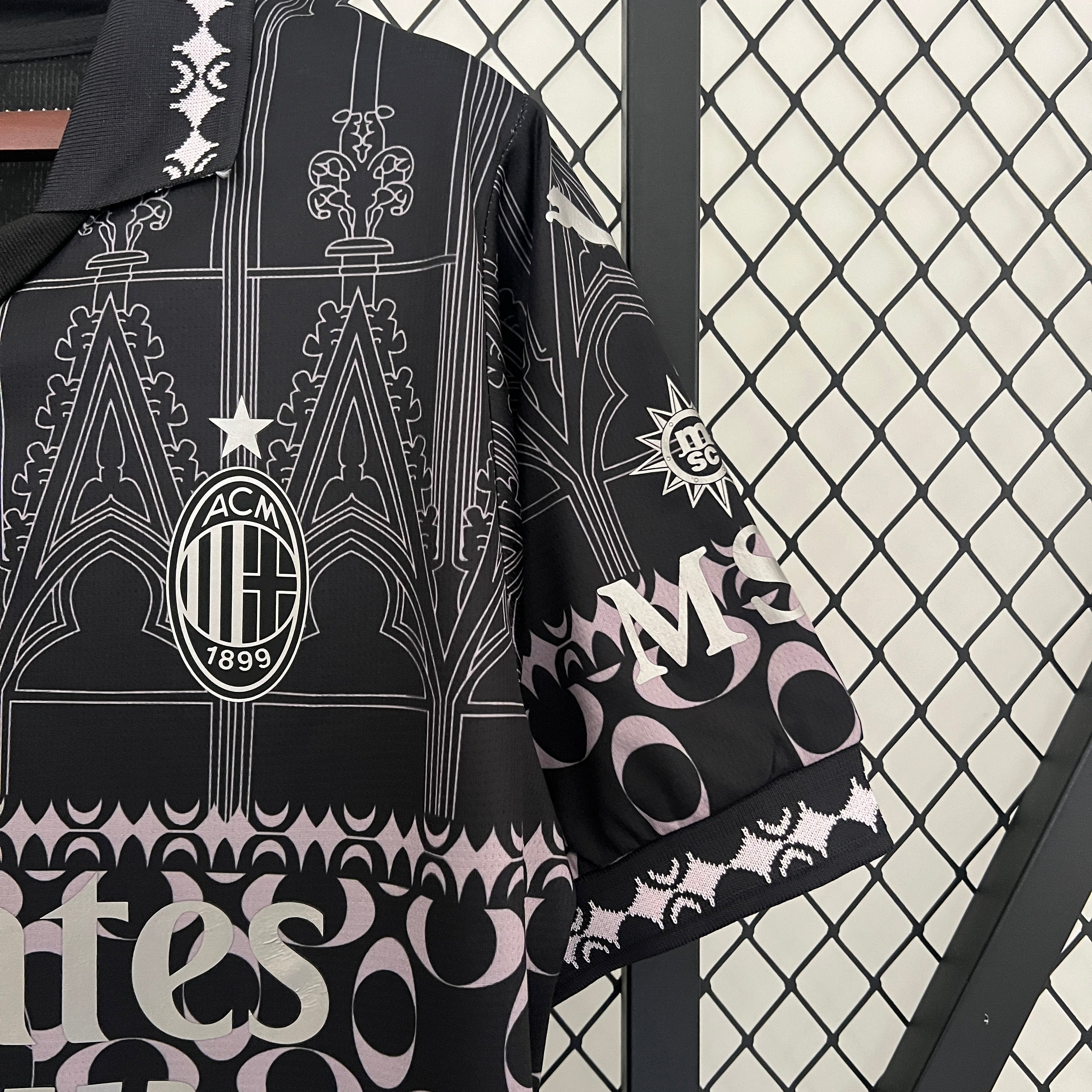 AC Milan 2024-2025 | 4.º equipamento Fora | Versão Escura