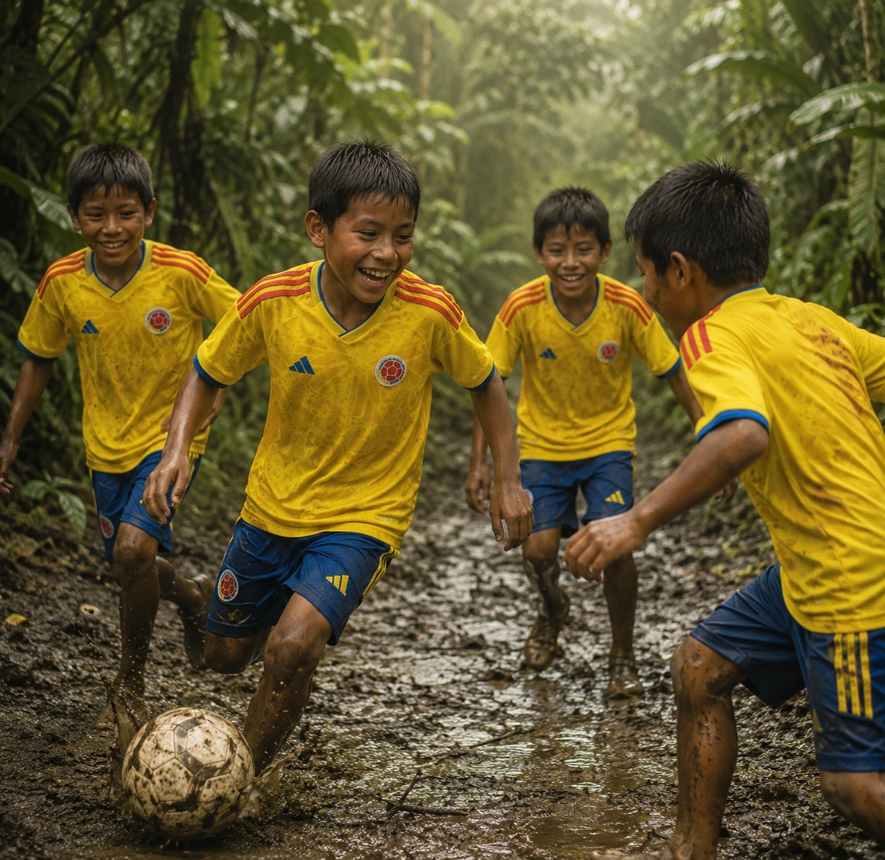 Camiseta infantil local Colombia 2026/2027