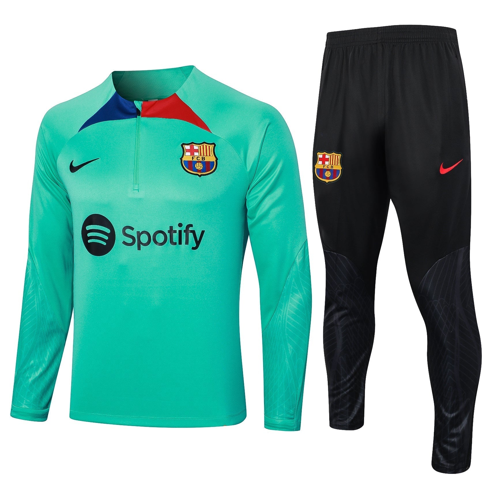 Tuta verde chiaro Barcelona 23-24