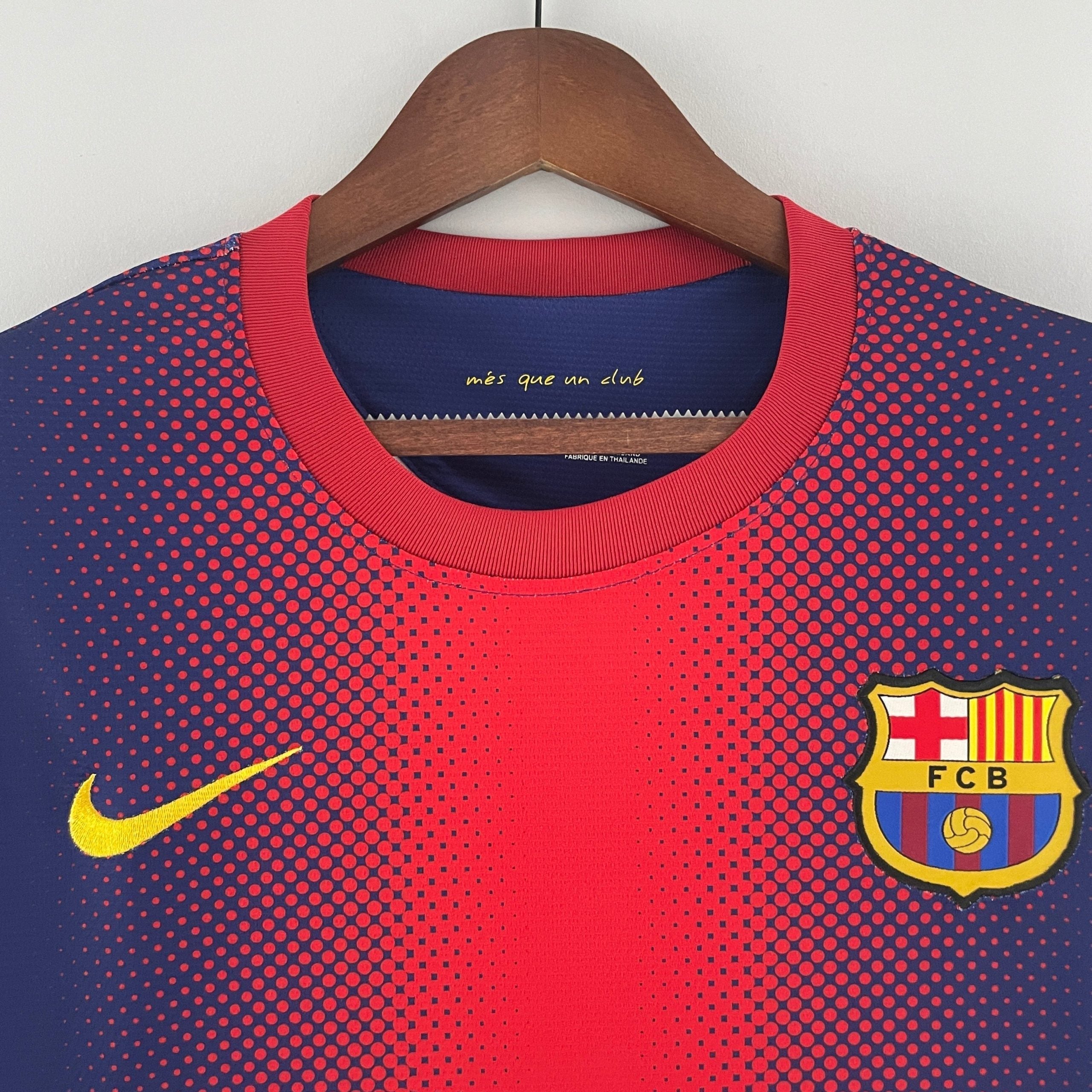 Camiseta retro de local FC Barcelona manga larga 2012/2013