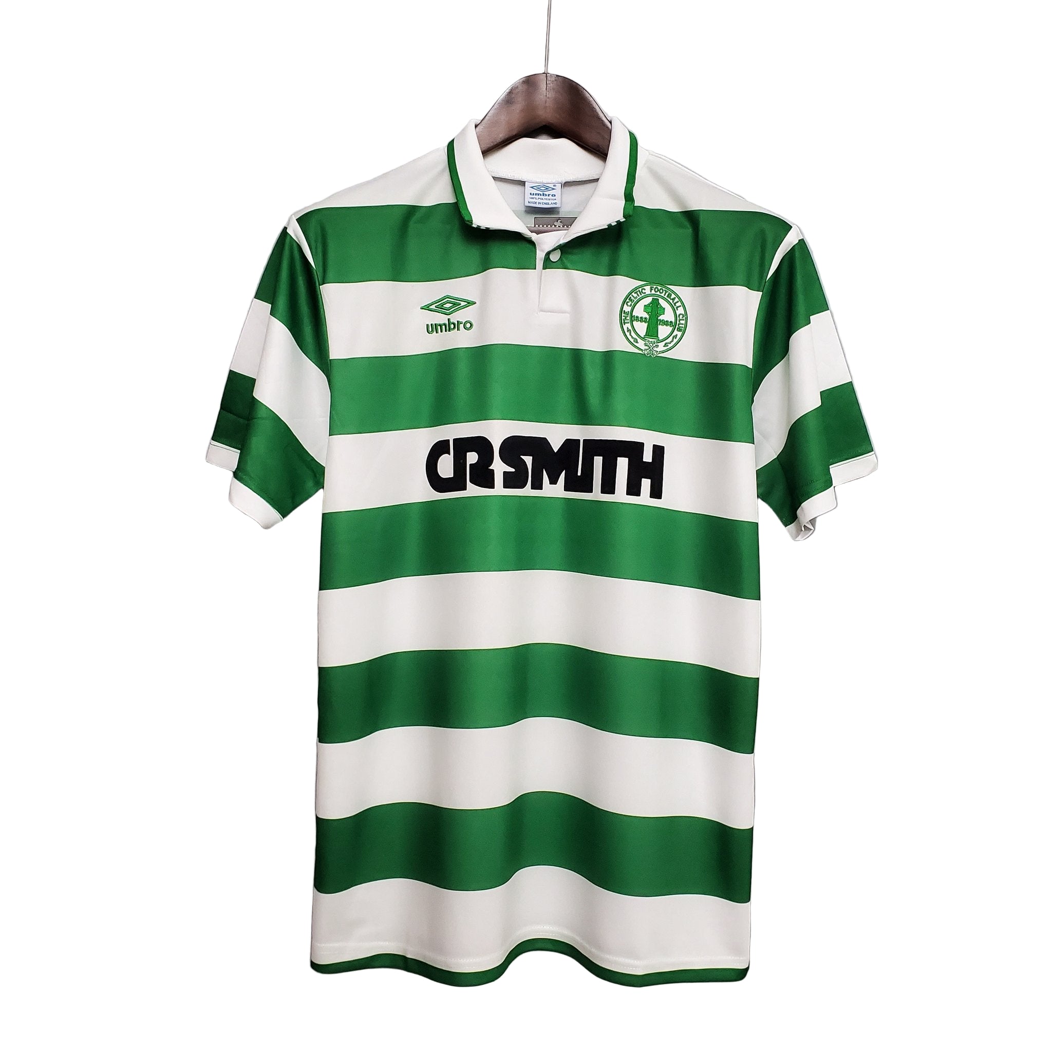 Camiseta retro local Celtic Glasgow 1987-1989