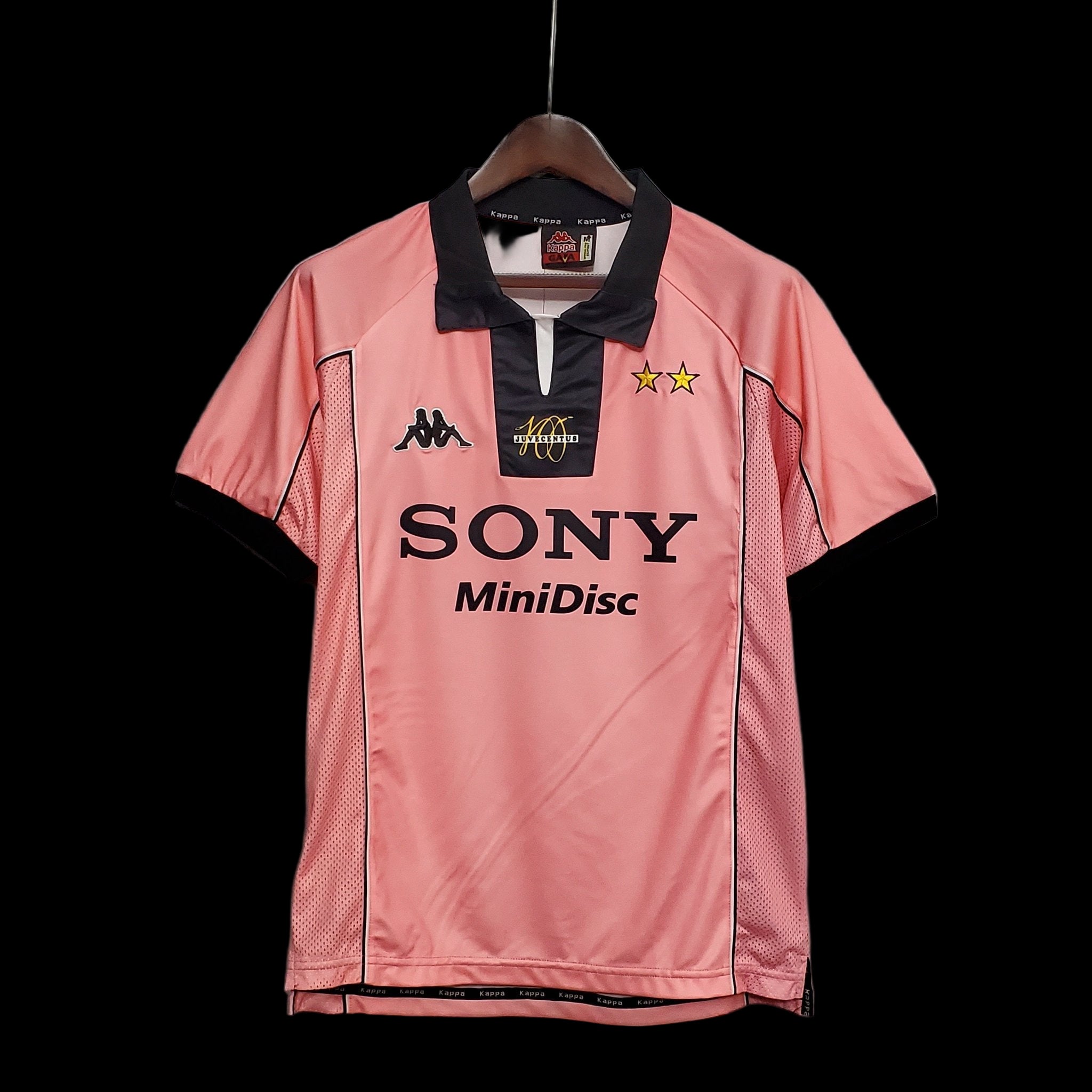 Camisola Retro Fora Juventus Rosa 1997-1998