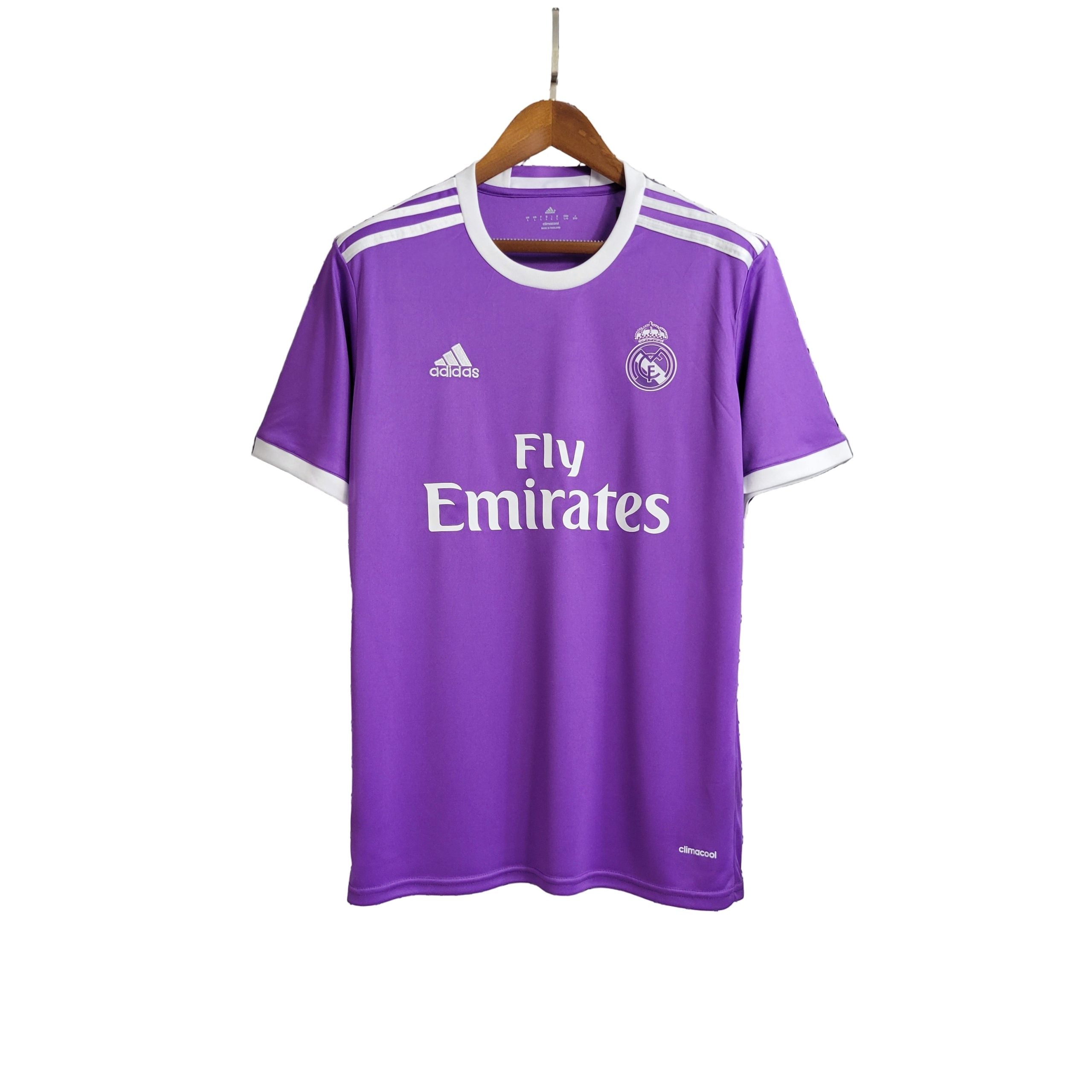 Camiseta retro visitante púrpura Real Madrid 2016/2017