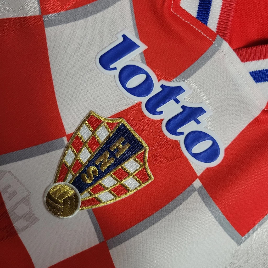 Croatia Home Retro Jersey – 1998