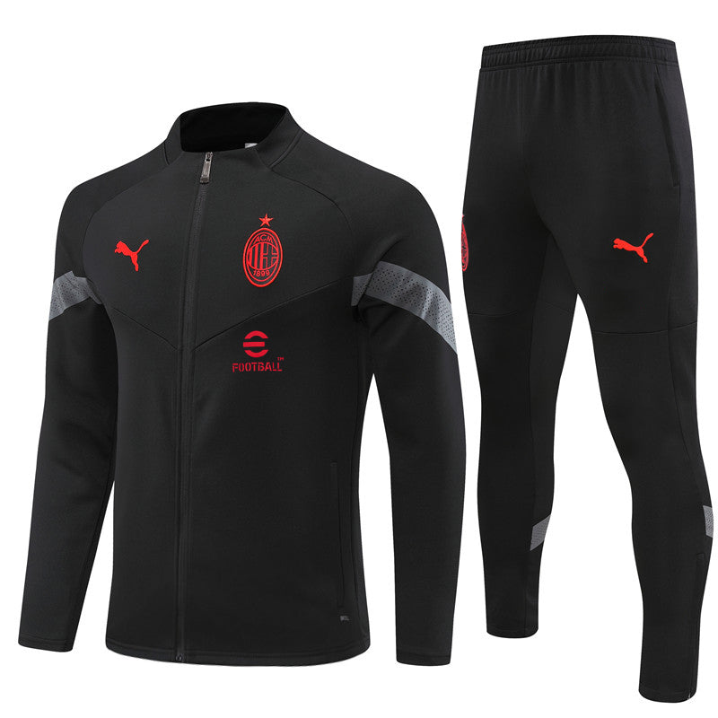 AC Milan 22-23 Fato de Treino Preto