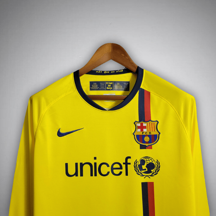 Kit Visitante de Manga Larga FC Barcelona 2008-2009